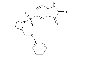 5-[2-(phenoxymethyl)azetidin-1-yl]sulfonylisatin