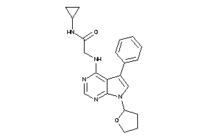 N-cyclopropyl-2-[[5-phenyl-7-(tetrahydrofuryl)pyrrolo[2,3-d]pyrimidin-4-yl]amino]acetamide