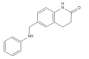 6-(anilinomethyl)-3,4-dihydrocarbostyril