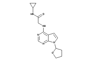 Image of N-cyclopropyl-2-[[7-(tetrahydrofuryl)pyrrolo[2,3-d]pyrimidin-4-yl]amino]acetamide