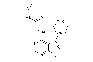 N-cyclopropyl-2-[(5-phenyl-7H-pyrrolo[2,3-d]pyrimidin-4-yl)amino]acetamide
