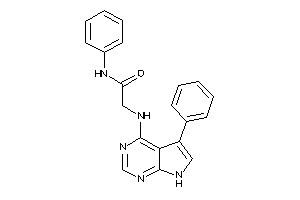 Image of N-phenyl-2-[(5-phenyl-7H-pyrrolo[2,3-d]pyrimidin-4-yl)amino]acetamide