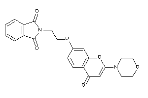 2-[2-(4-keto-2-morpholino-chromen-7-yl)oxyethyl]isoindoline-1,3-quinone