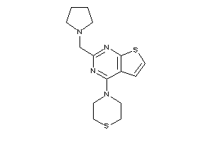 2-(pyrrolidinomethyl)-4-thiomorpholino-thieno[2,3-d]pyrimidine