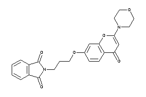 2-[3-(4-keto-2-morpholino-chromen-7-yl)oxypropyl]isoindoline-1,3-quinone