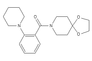 1,4-dioxa-8-azaspiro[4.5]decan-8-yl-(2-piperidinophenyl)methanone