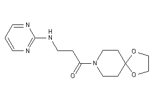 1-(1,4-dioxa-8-azaspiro[4.5]decan-8-yl)-3-(2-pyrimidylamino)propan-1-one