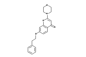 Image of 2-morpholino-7-phenethyloxy-chromone