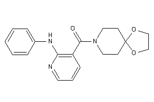 (2-anilino-3-pyridyl)-(1,4-dioxa-8-azaspiro[4.5]decan-8-yl)methanone