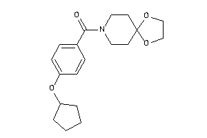 [4-(cyclopentoxy)phenyl]-(1,4-dioxa-8-azaspiro[4.5]decan-8-yl)methanone