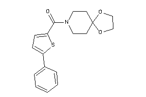 1,4-dioxa-8-azaspiro[4.5]decan-8-yl-(5-phenyl-2-thienyl)methanone