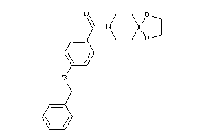 [4-(benzylthio)phenyl]-(1,4-dioxa-8-azaspiro[4.5]decan-8-yl)methanone