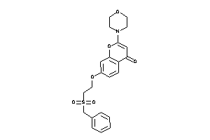 7-(2-benzylsulfonylethoxy)-2-morpholino-chromone