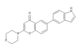 6-(1H-indol-5-yl)-2-morpholino-chromone