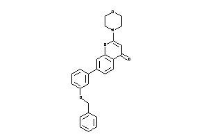 7-(3-benzoxyphenyl)-2-morpholino-chromone