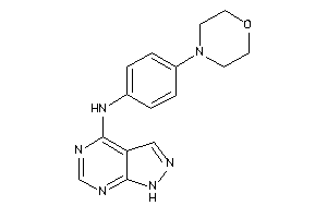 (4-morpholinophenyl)-(1H-pyrazolo[3,4-d]pyrimidin-4-yl)amine