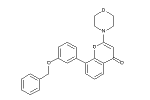 8-(3-benzoxyphenyl)-2-morpholino-chromone