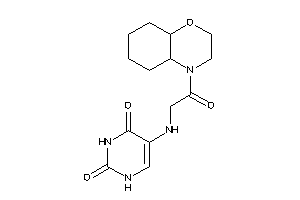 5-[[2-(2,3,4a,5,6,7,8,8a-octahydrobenzo[b][1,4]oxazin-4-yl)-2-keto-ethyl]amino]uracil