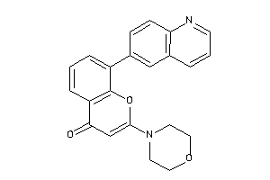 2-morpholino-8-(6-quinolyl)chromone