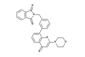 2-[3-(4-keto-2-morpholino-chromen-8-yl)benzyl]isoindoline-1,3-quinone