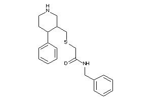 N-benzyl-2-[(4-phenyl-3-piperidyl)methylthio]acetamide