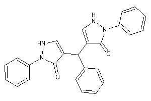 4-[(5-keto-1-phenyl-3-pyrazolin-4-yl)-phenyl-methyl]-2-phenyl-3-pyrazolin-3-one