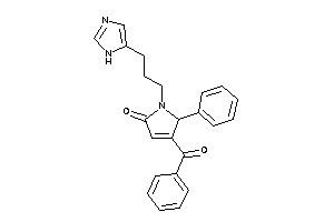 4-benzoyl-1-[3-(1H-imidazol-5-yl)propyl]-5-phenyl-3-pyrrolin-2-one