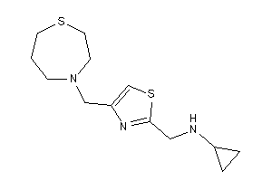 Cyclopropyl-[[4-(1,4-thiazepan-4-ylmethyl)thiazol-2-yl]methyl]amine