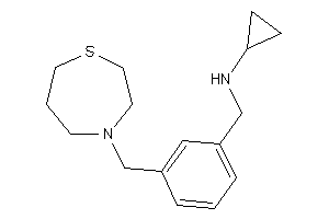 Cyclopropyl-[3-(1,4-thiazepan-4-ylmethyl)benzyl]amine