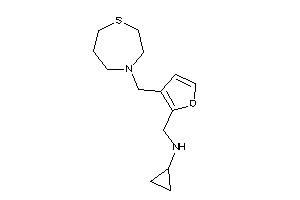 Cyclopropyl-[[3-(1,4-thiazepan-4-ylmethyl)-2-furyl]methyl]amine