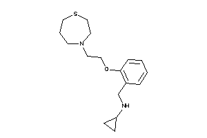 Cyclopropyl-[2-[2-(1,4-thiazepan-4-yl)ethoxy]benzyl]amine