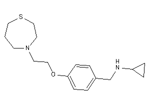 Cyclopropyl-[4-[2-(1,4-thiazepan-4-yl)ethoxy]benzyl]amine