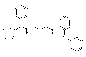Benzhydryl-[3-[2-(phenylthio)anilino]propyl]amine