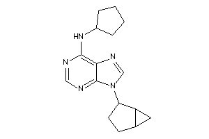 [9-(4-bicyclo[3.1.0]hexanyl)purin-6-yl]-cyclopentyl-amine