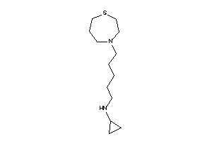 Cyclopropyl-[5-(1,4-thiazepan-4-yl)pentyl]amine