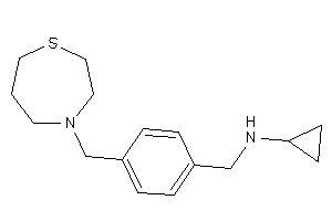 Cyclopropyl-[4-(1,4-thiazepan-4-ylmethyl)benzyl]amine