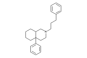 4a-phenyl-2-(3-phenylpropyl)-1,3,4,5,6,7,8,8a-octahydroisoquinoline