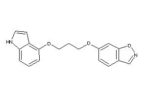 6-[3-(1H-indol-4-yloxy)propoxy]indoxazene