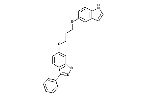 6-[3-(1H-indol-5-yloxy)propoxy]-3-phenyl-indoxazene