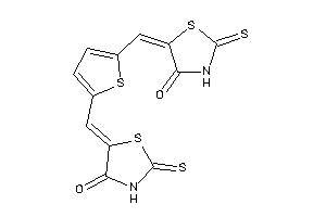 5-[[5-[(4-keto-2-thioxo-thiazolidin-5-ylidene)methyl]-2-thienyl]methylene]-2-thioxo-thiazolidin-4-one