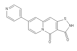 8-(4-pyridyl)isothiazolo[5,4-b]quinolizine-3,4-quinone