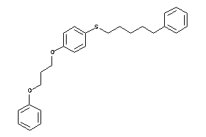 1-(3-phenoxypropoxy)-4-(5-phenylpentylthio)benzene