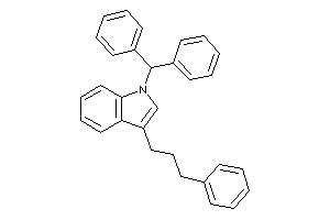 Image of 1-benzhydryl-3-(3-phenylpropyl)indole