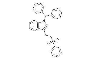Image of 1-benzhydryl-3-(2-besylethyl)indole