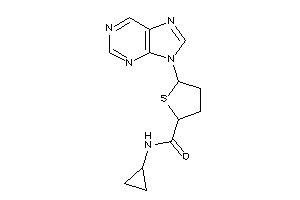 N-cyclopropyl-5-purin-9-yl-tetrahydrothiophene-2-carboxamide