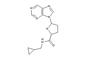 N-(cyclopropylmethyl)-5-purin-9-yl-tetrahydrothiophene-2-carboxamide