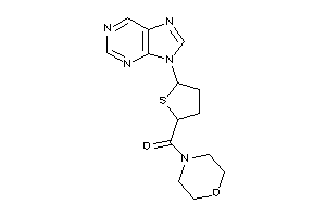 Morpholino-(5-purin-9-yltetrahydrothiophen-2-yl)methanone