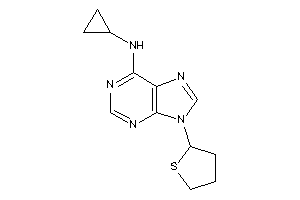 Cyclopropyl-(9-tetrahydrothiophen-2-ylpurin-6-yl)amine