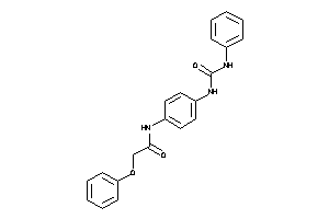 2-phenoxy-N-[4-(phenylcarbamoylamino)phenyl]acetamide