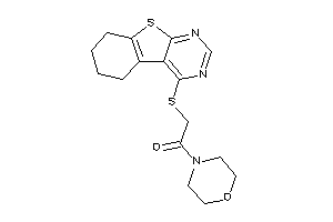 1-morpholino-2-(5,6,7,8-tetrahydrobenzothiopheno[2,3-d]pyrimidin-4-ylthio)ethanone